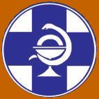 Символ Ветеринарии - синий (голубой) крест и чаша со змеёй